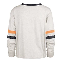 Women's '47 Oatmeal Auburn Tigers Vault All Class Lena Long Sleeve T-Shirt