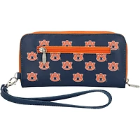 Portefeuille zippé Auburn Tigers pour femme