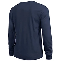 Women's Champion Navy Auburn Tigers Arch Over Logo Long Sleeve T-Shirt