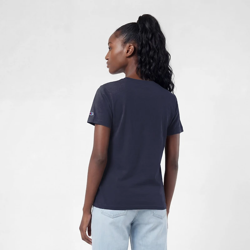 T-shirt de style vie Champion pour femmes, bleu marine, Auburn Tigers