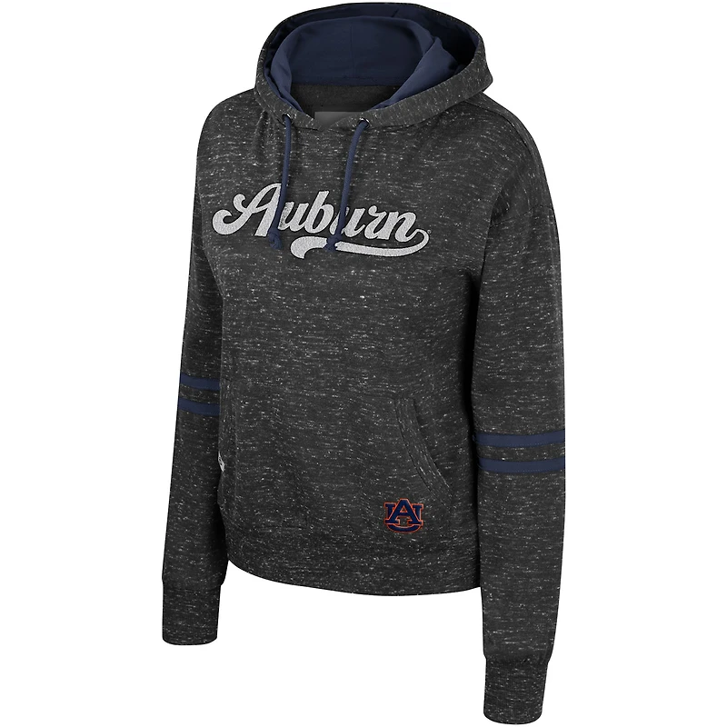 Sweat à capuche Colosseum Charcoal Auburn Tigers Catherine Speckle pour femmes
