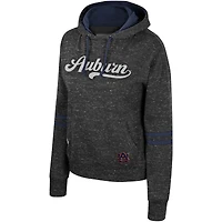 Sweat à capuche Colosseum Charcoal Auburn Tigers Catherine Speckle pour femmes