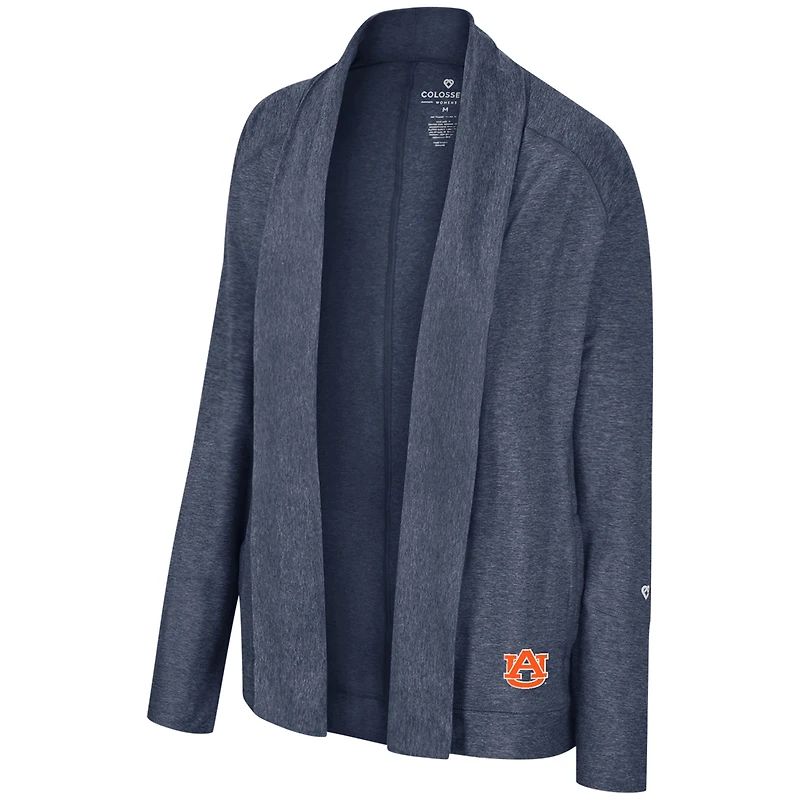 Pull cardigan Colosseum Navy Auburn Tigers Morningside pour femme