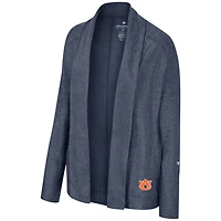 Pull cardigan Colosseum Navy Auburn Tigers Morningside pour femme