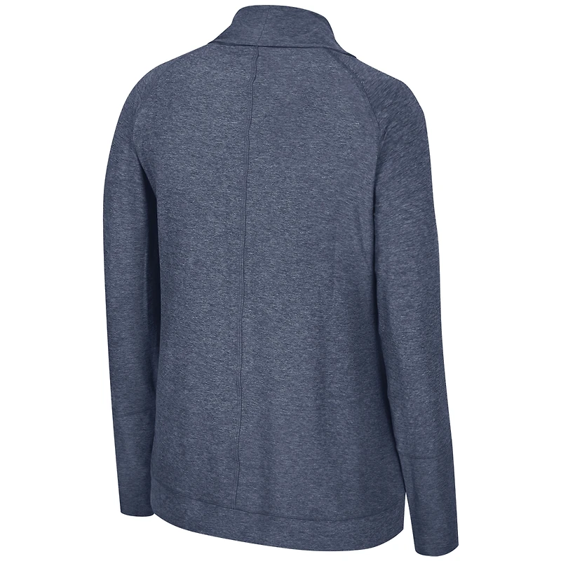 Pull cardigan Colosseum Navy Auburn Tigers Morningside pour femme