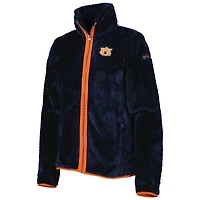 Veste Columbia Navy Auburn Tigers Fireside II Sherpa Full-Zip pour femme