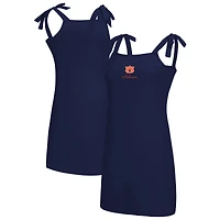 Chemise de nuit à épaules nouées Concepts Sport Navy Auburn Tigers pour femme