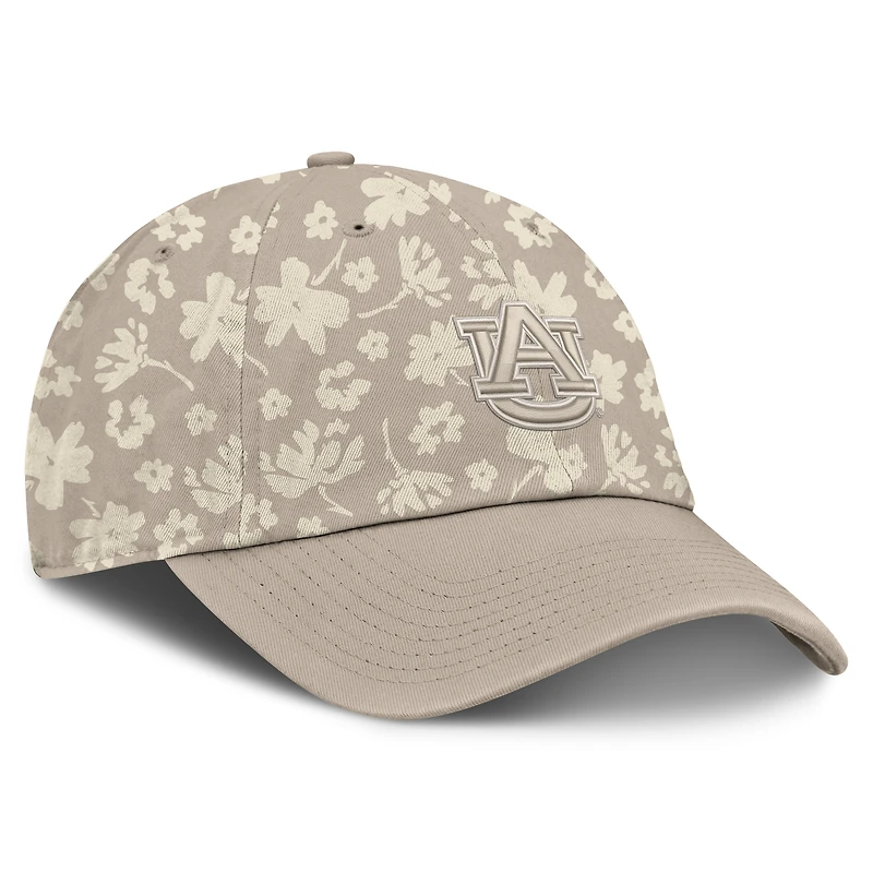 Women's Fanatics  Stone Auburn Tigers Blossom Adjustable Hat