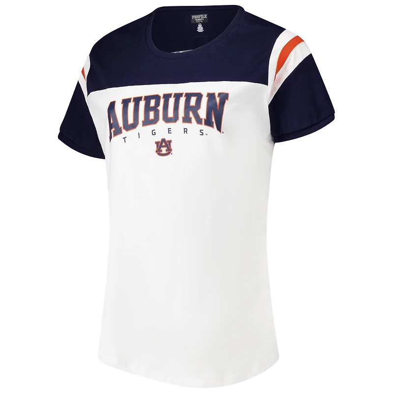 T-shirt Winning Gear blanc Auburn Tigers pour femmes Fanatics grande taille