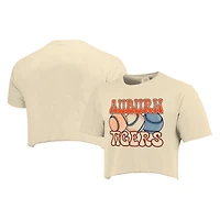 T-shirt court de baseball aux couleurs confortables Auburn Tigers pour femmes