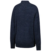 Women's  Navy Auburn Tigers Oversized Varsity Sweater