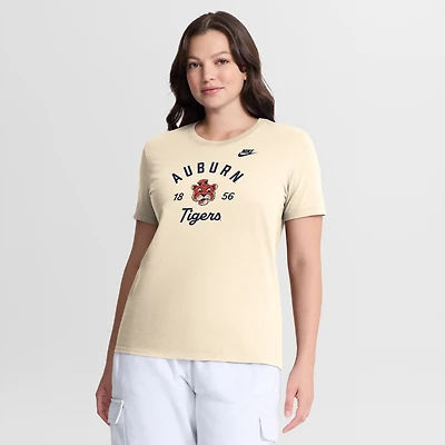 Women's Nike Natural Auburn Tigers Legacy Team Name T-Shirt