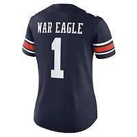 Maillot de football Nike bleu marine pour femme des Auburn Tigers à domicile
