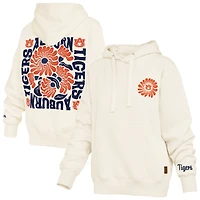 Sweat à capuche Elena Janise des Tigers Auburn de Pressbox pour femmes, couleur crème