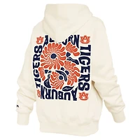 Women's Pressbox  Cream Auburn Tigers Elena Janise Hoodie