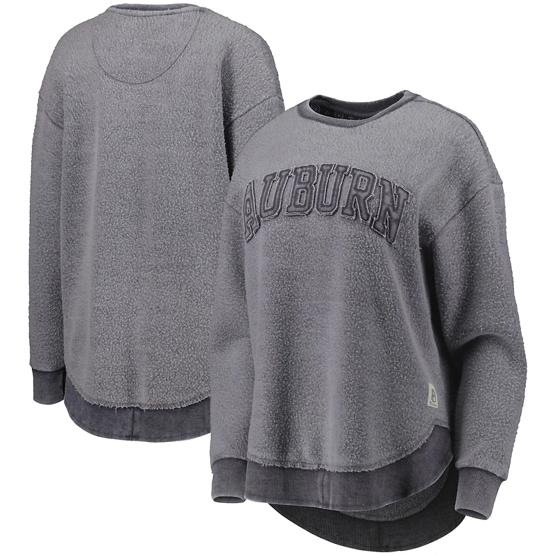 Sweat-shirt pull-over Pressbox Navy Auburn Tigers Ponchoville pour femmes