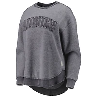 Sweat-shirt Pressbox Navy Auburn Tigers Ponchoville pour femme