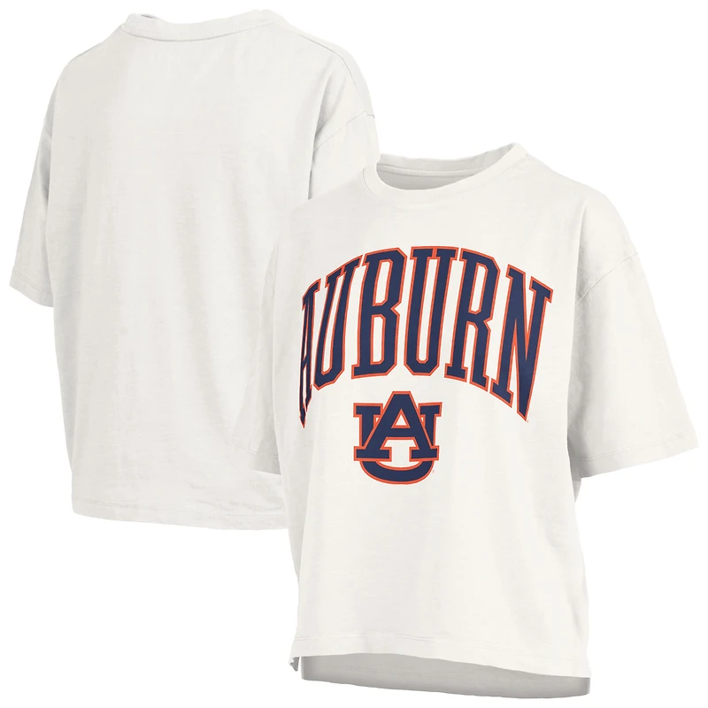 T-shirt blanc Pressbox Auburn Tigers Nelson pour femmes