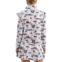 Haut Grayson blanc/orange Auburn Tigers Tailgate Collection pour femme de Smith & Quinn