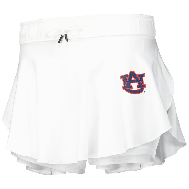 Jupe-short souple Under Armour Gameday Split pour femme Auburn Tigers blanche