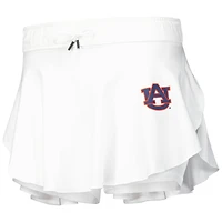 Jupe-short souple Under Armour Gameday Split pour femme Auburn Tigers blanche