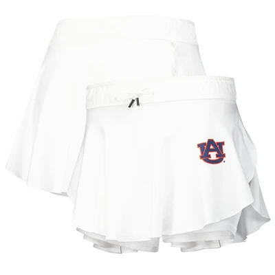 Jupe-short souple Under Armour Gameday Split pour femme Auburn Tigers blanche
