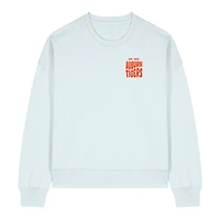 Women's Uscape Apparel  White Auburn Tigers Cloud Sweatshirt