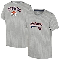Youth Colosseum  Heather Gray Auburn Tigers Airball Baseball T-Shirt