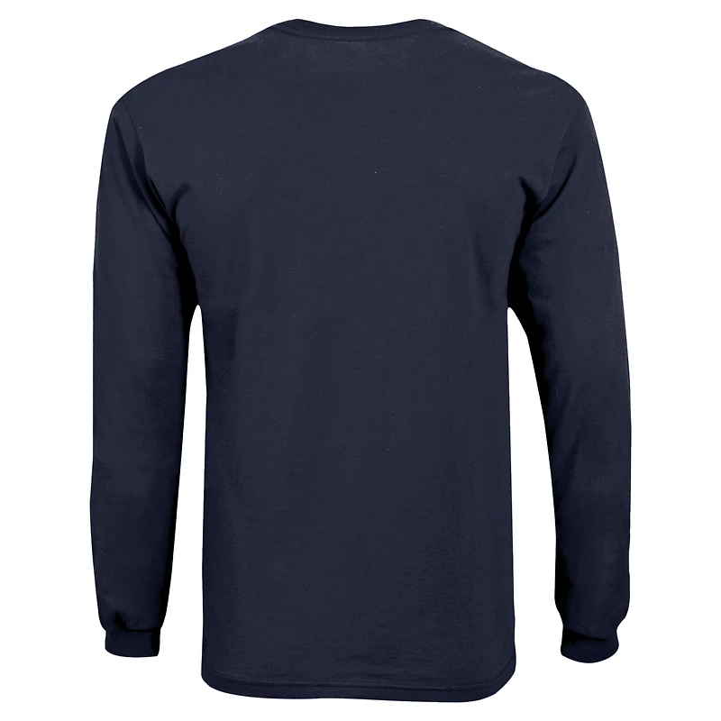 Youth Champion Navy Auburn Tigers Arch Over Logo Long Sleeve T-Shirt