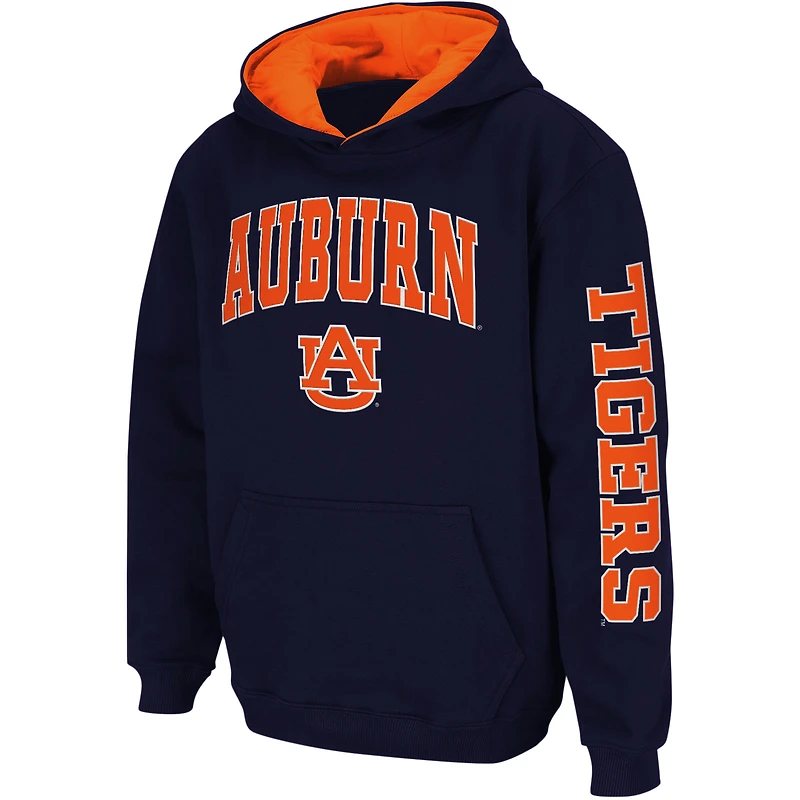 Chandail à capuchon Colosseum Navy Auburn Tigers 2-Hit Team pour jeune