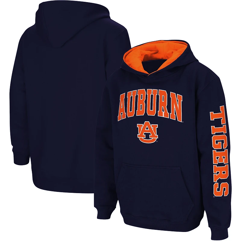Chandail à capuchon Colosseum Navy Auburn Tigers 2-Hit Team pour jeune