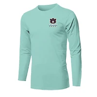 T-shirt à manches longues vert clair Auburn Tigers Joyeux Noël pour jeunes