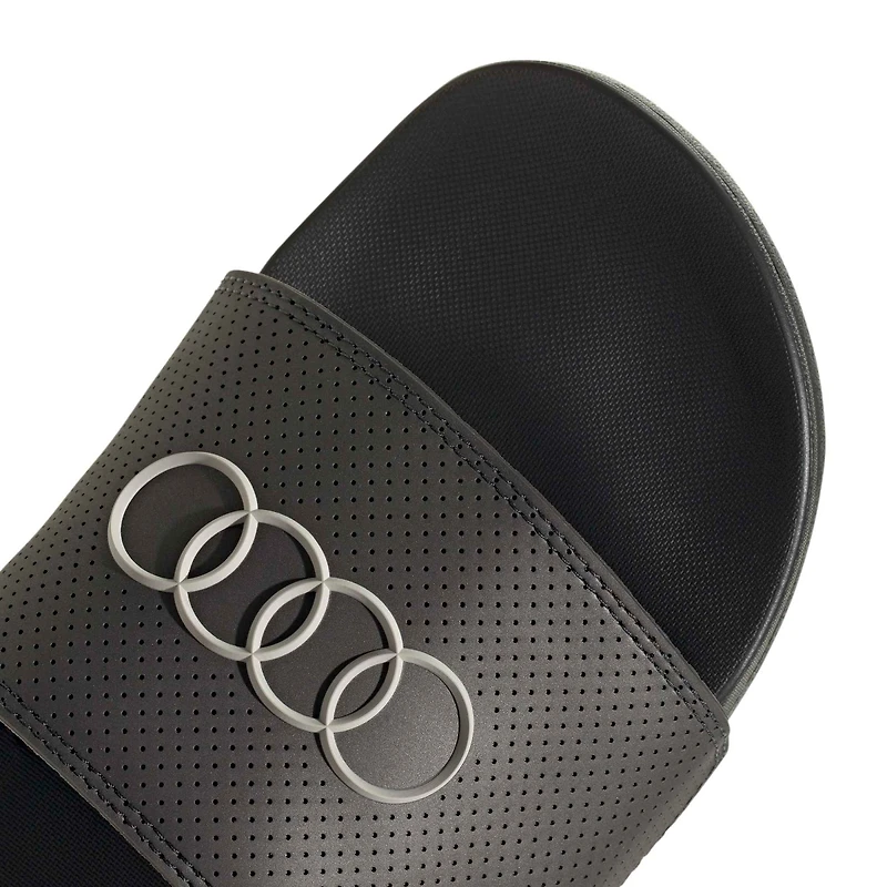 Men's adidas Black Audi F1 Adilette Comfort Slide Sandals