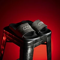 Men's adidas Black Audi F1 Adilette Comfort Slide Sandals