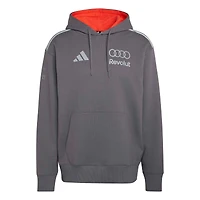 Men's adidas Charcoal Audi F1  Authentic Driver Hoodie