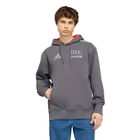 Men's adidas Charcoal Audi F1  Authentic Driver Hoodie