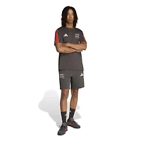 Men's adidas Charcoal Audi F1 Team Alphaskin Tri-Blend Shorts