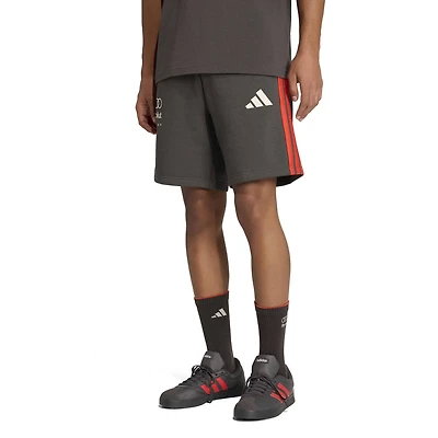 Men's adidas Charcoal Audi F1 Team Alphaskin Tri-Blend Shorts