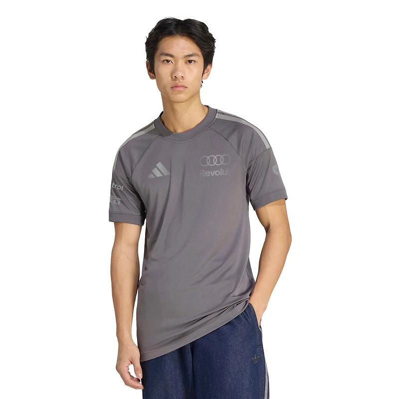Men's adidas Gray Audi F1 Team Driver Replica Climacool T-Shirt