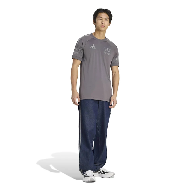 Men's adidas Gray Audi F1 Team Driver Replica Climacool T-Shirt