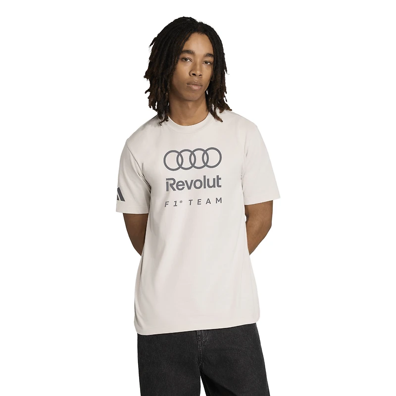 Men's adidas  White Audi Formula 1 Team DNA Graphic T-Shirt