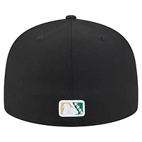 Casquette ajustée 59FIFTY de la collection Authentic New Era pour homme, noire, Augusta GreenJackets