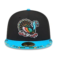 Casquette ajustée New Era 59FIFTY noire et bleue Augusta GreenJackets 2026 Copa De La Diversion pour homme