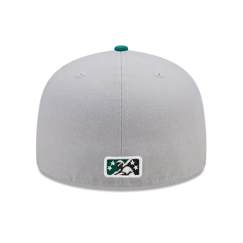 Casquette ajustée New Era Augusta GreenJackets Marvel x Minor League 59FIFTY pour homme