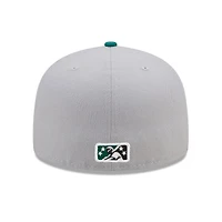 Casquette ajustée New Era Augusta GreenJackets Marvel x Minor League 59FIFTY pour homme