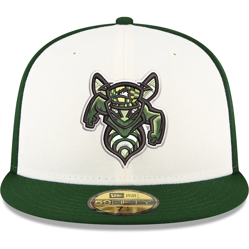 Casquette ajustée 59FIFTY Augusta GreenJackets Authentic Collection pour homme New Era blanche