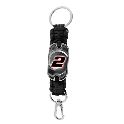 Austin Cindric Colordome Paracord Logo Keychain