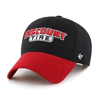 Men's '47 Black/Red Austin Cindric Corduroy MVP Adjustable Hat