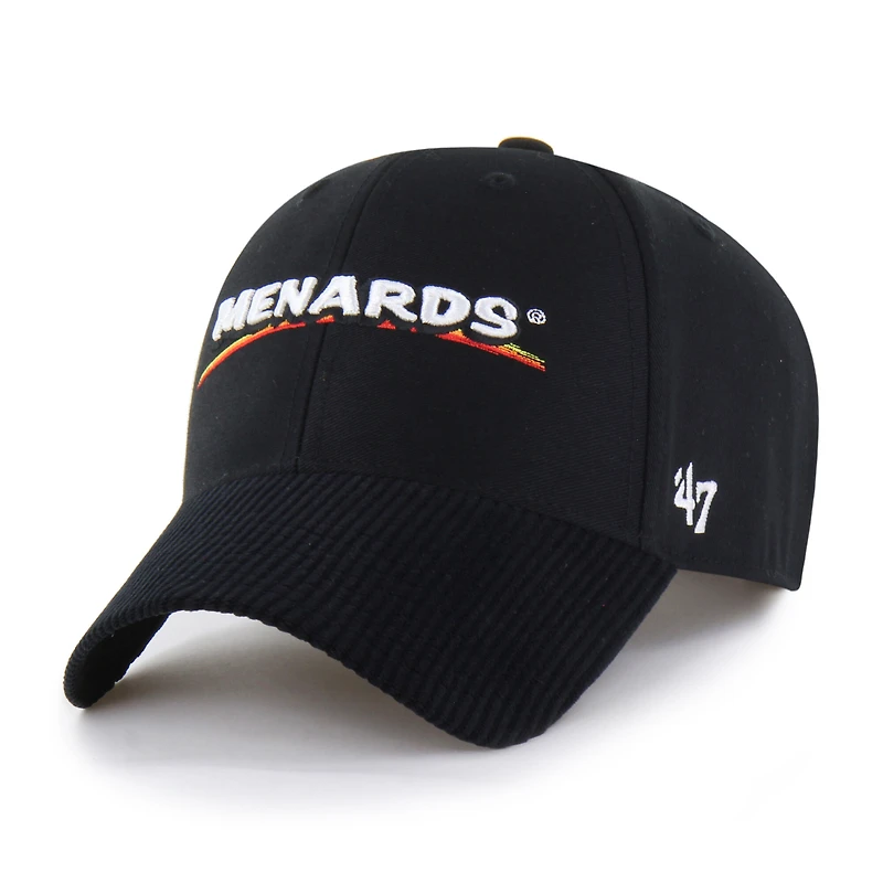 Men's '47 Black Austin Cindric Corduroy MVP Adjustable Hat
