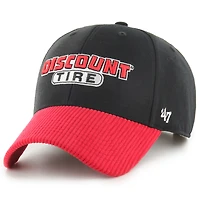 Men's '47  Black Austin Cindric Discount Tire Triple Hit Corduroy Adjustable Hat